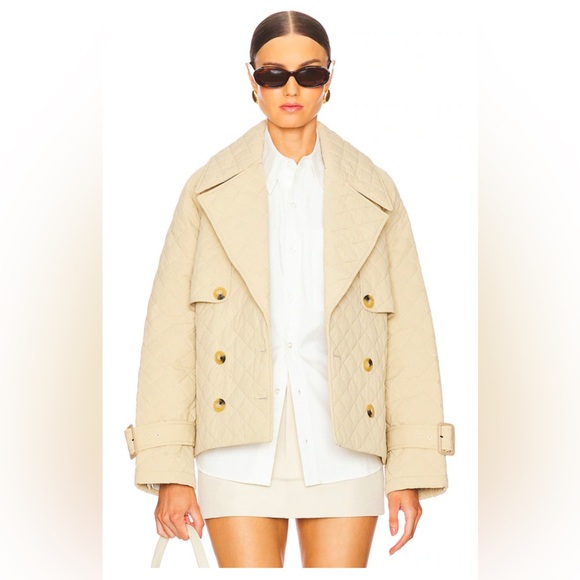 L'Academie Jackets & Blazers - L'Academie by Marianna Abbey Jacket in Beige